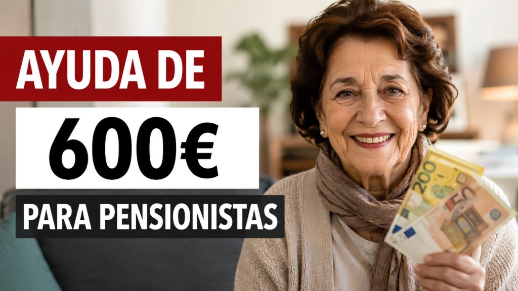 España 2026: Nueva ayuda de 600€ para pensionistas – Quiénes califican, cómo solicitarla y calendario de pagos de febrero