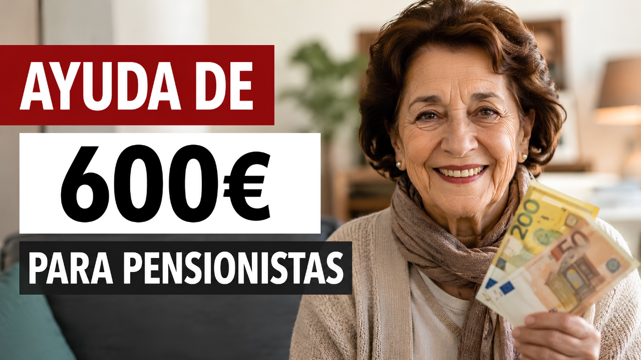España 2026: Nueva ayuda de 600€ para pensionistas – Quiénes califican, cómo solicitarla y calendario de pagos de febrero