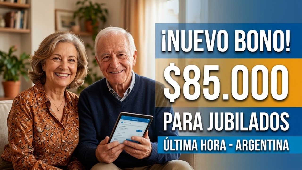 Argentina 2026: Nuevo Bono de $85.000 para Jubilados y Pensionados en Marzo – Quiénes lo Cobran y Fechas de Pago Confirmadas