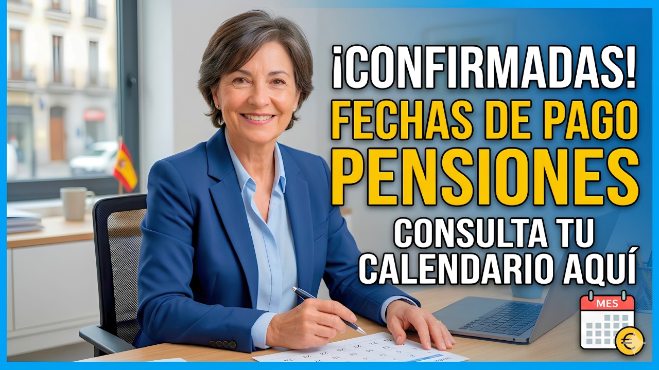 España publica fechas de pago de pensiones — marzo 2026 trae aumento del 3% para mujeres jubiladas