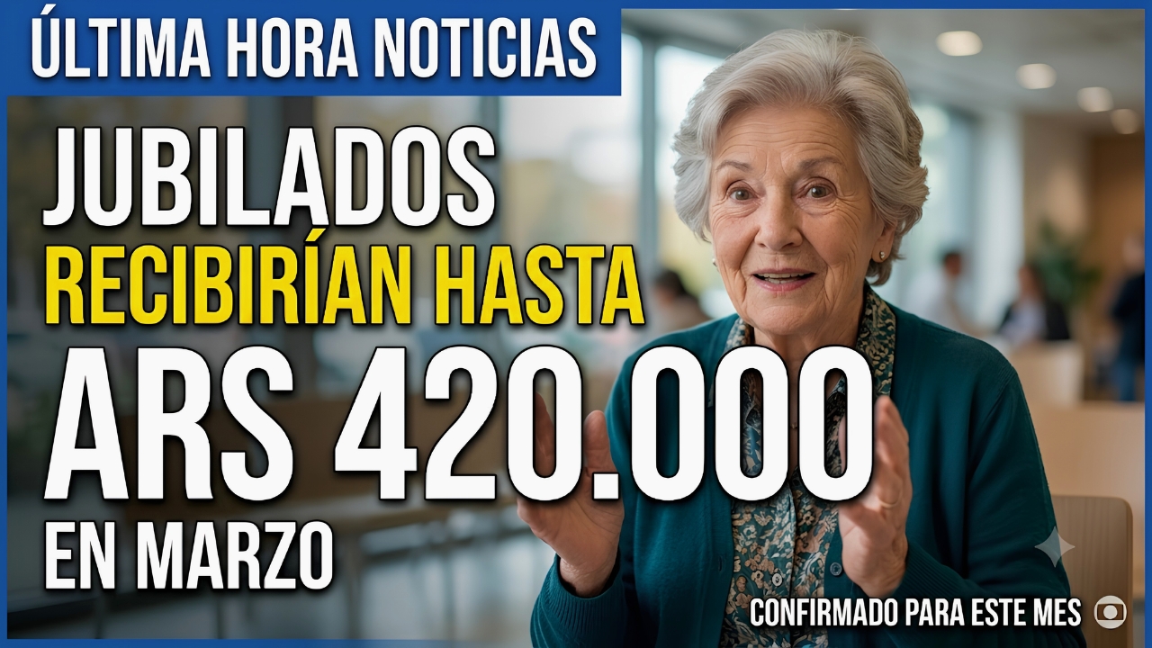 Argentina: Jubilados recibirían hasta ARS 420.000 en marzo 2026: quiénes cobran el bono extra y calendario completo de pagos