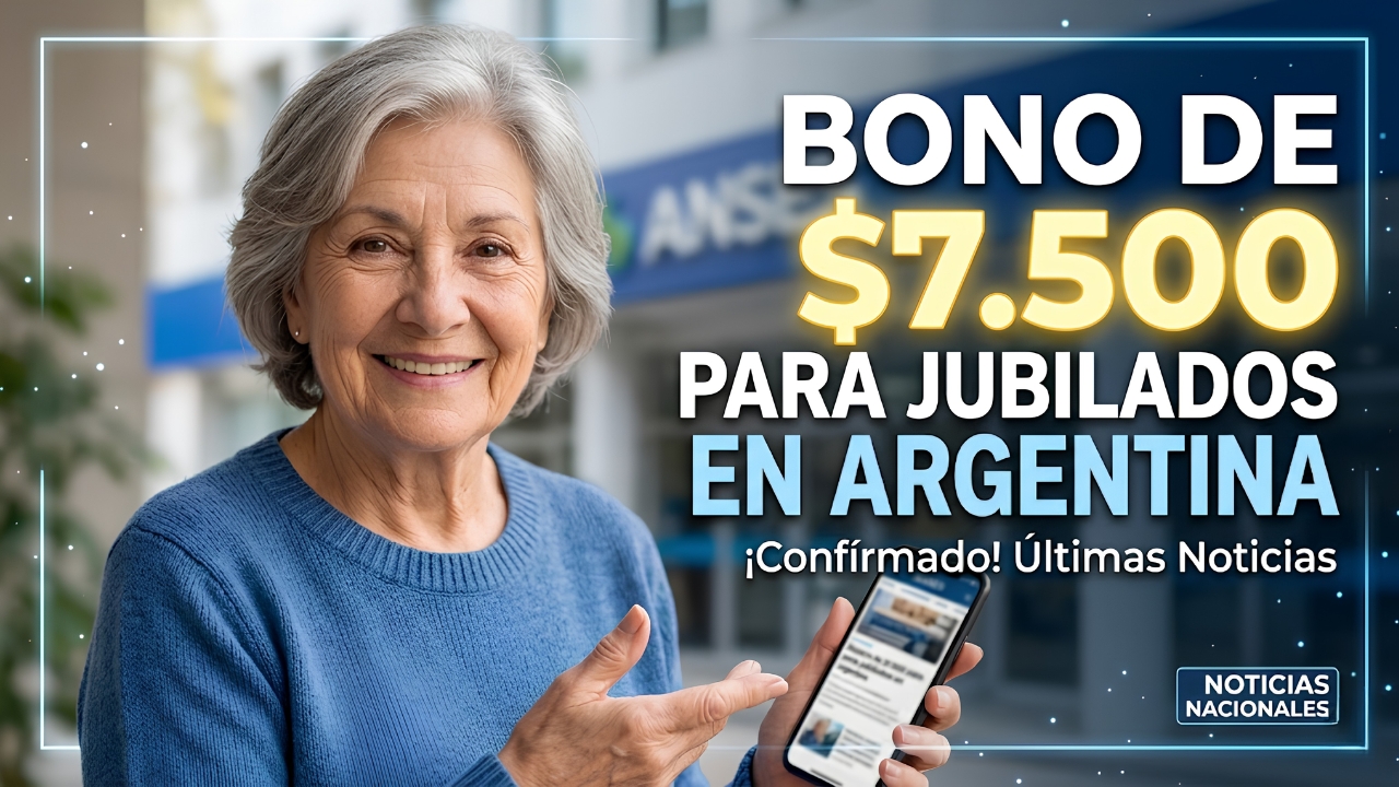Nuevo Bono de $7.500 para Jubilados en Argentina: Quiénes Califican, Cómo Solicitarlo y Calendario Completo de Depósitos de Febrero 2026