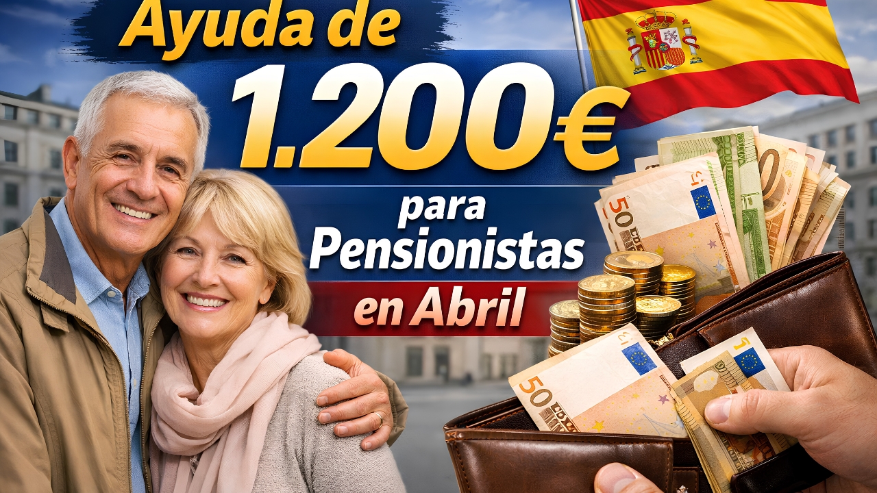 España Confirma Ayuda de 1.200 € para Pensionistas en Abril 2026: Cómo Solicitarla y Quiénes Aplican