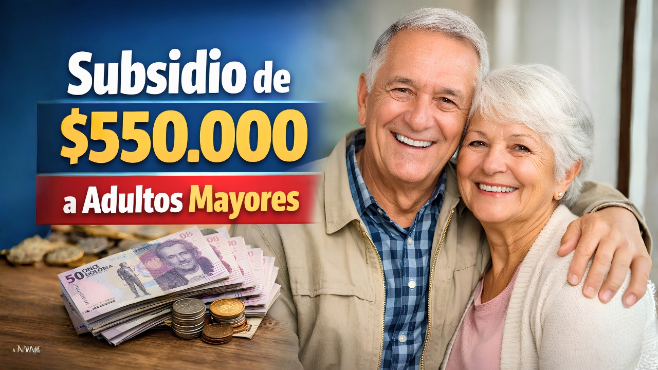 Colombia Entregará Subsidio de $550.000 a Adultos Mayores en Marzo 2026: Consulta Fechas y Requisitos