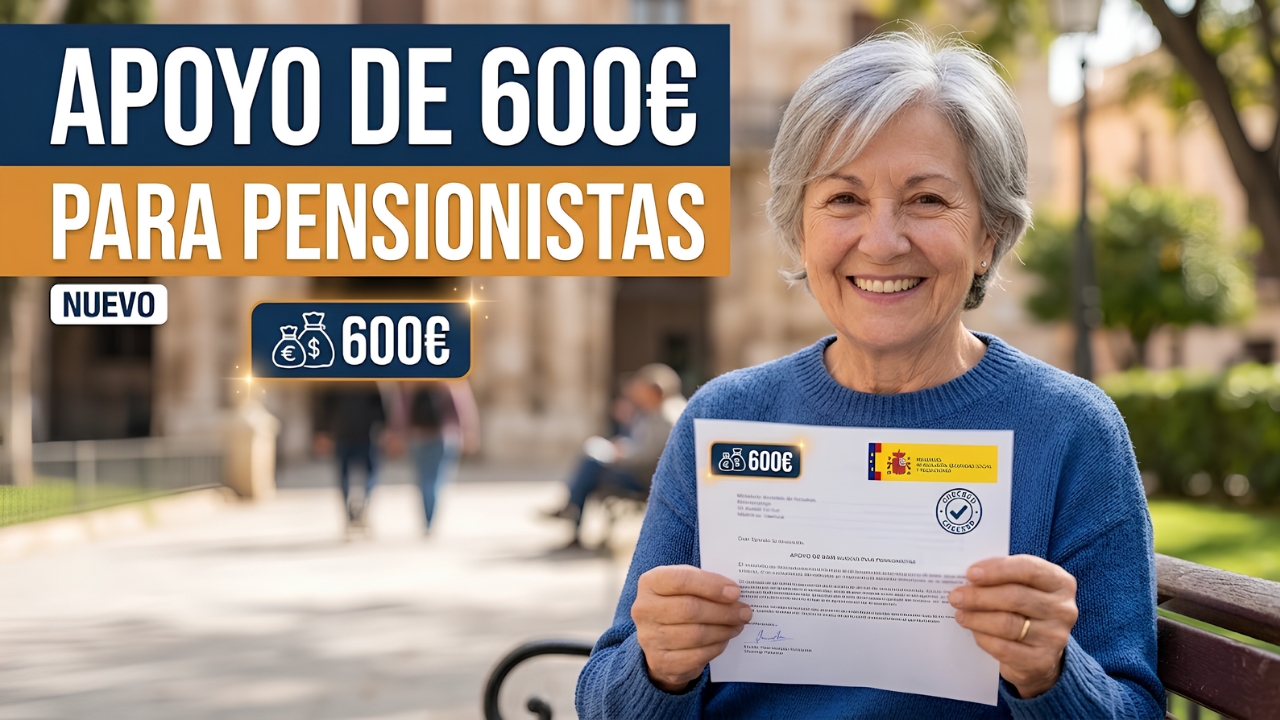 Nuevo Apoyo de 600 € para Pensionistas en España: Cómo Pedirlo y Cuándo se Cobra en Marzo 2026